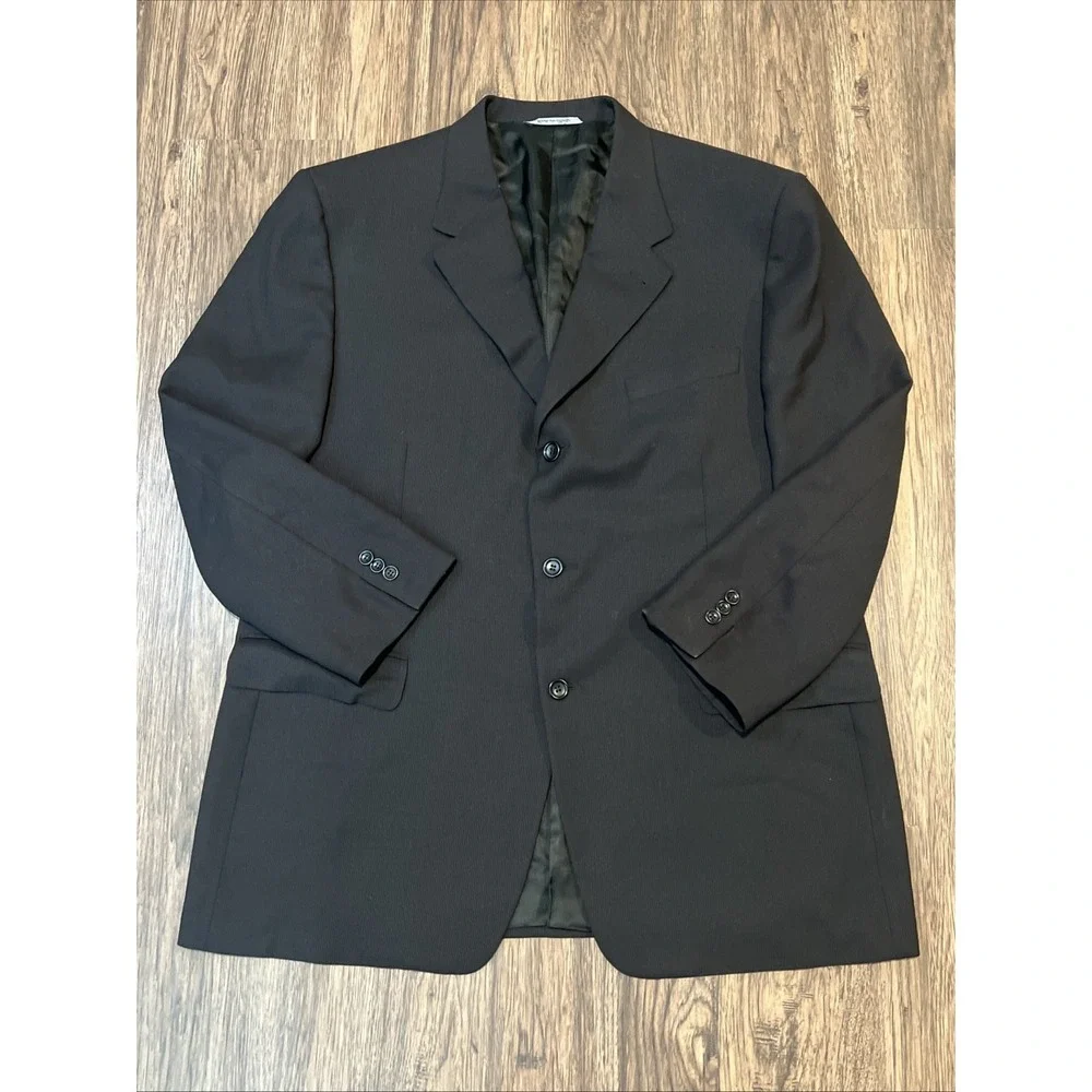 CANALI PROPOSTA IN BLACK BLAZER SIZE 48R MADE IN ITALY READ NOTES
